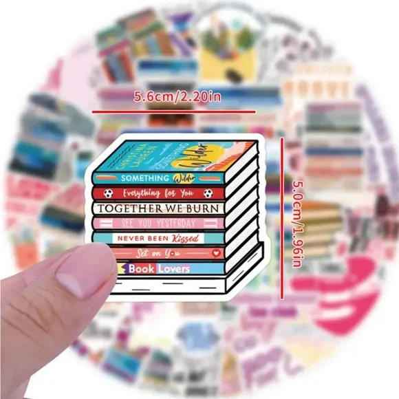 Vibrant Book Lover Sticker Collection - Picture 4 of 5